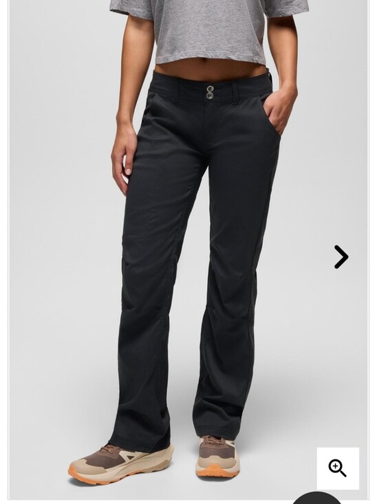 Prana Pants - PrAna, Dark Gray, Stretch Zion, Halle Pants, Size 8